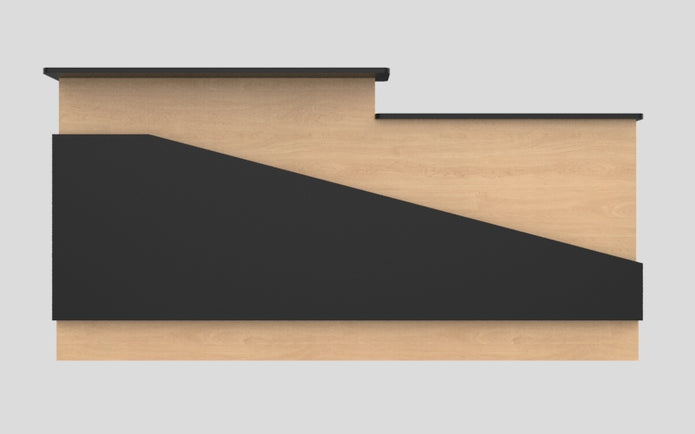 Sales Counter w/ Angled Back