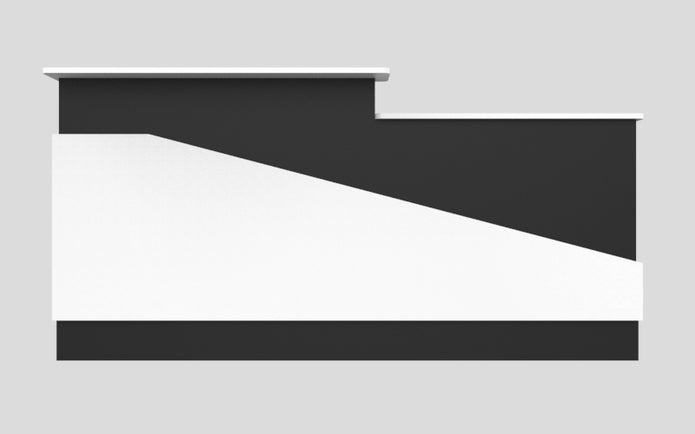 Sales Counter w/ Angled Back