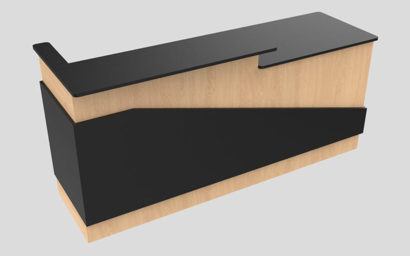 Sales Counter w/ Angled Back