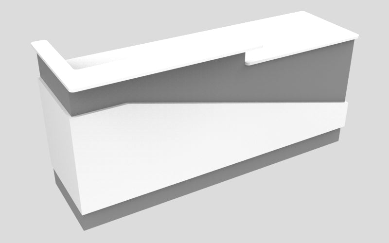 Sales Counter w/ Angled Back