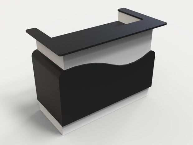 Sales Counter w/ Curved Back