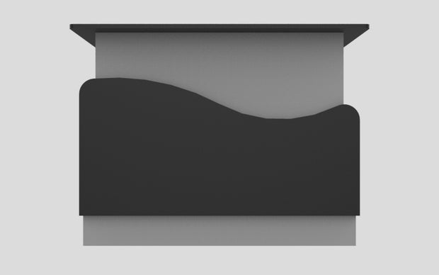 Sales Counter w/ Curved Back