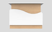 Sales Counter w/ Curved Back