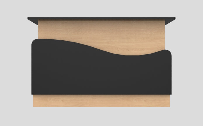 Sales Counter w/ Curved Back