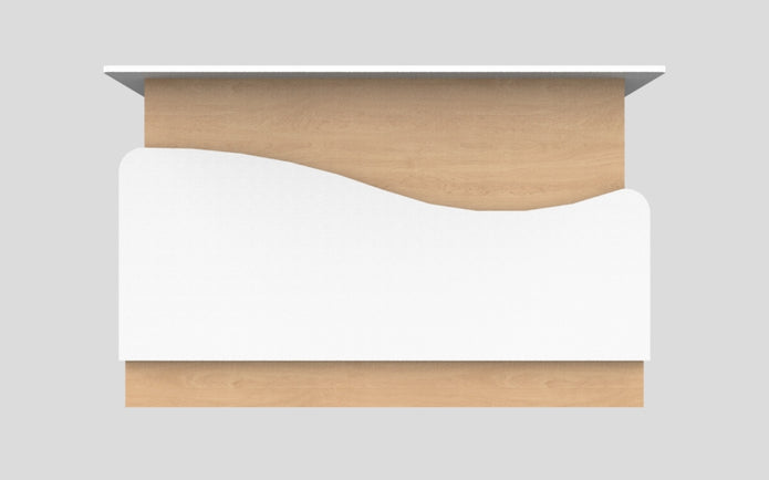 Sales Counter w/ Curved Back
