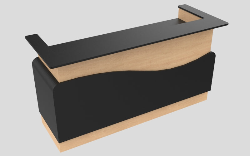 Sales Counter w/ Curved Back