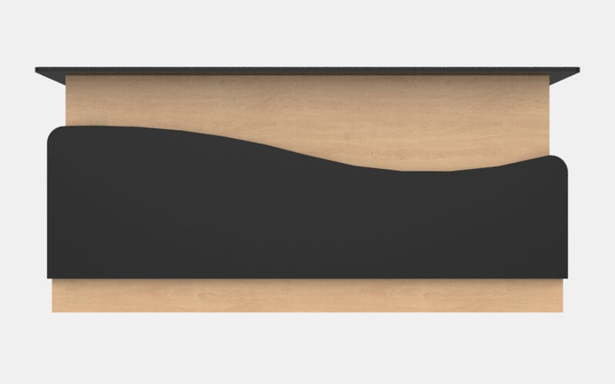 Sales Counter w/ Curved Back