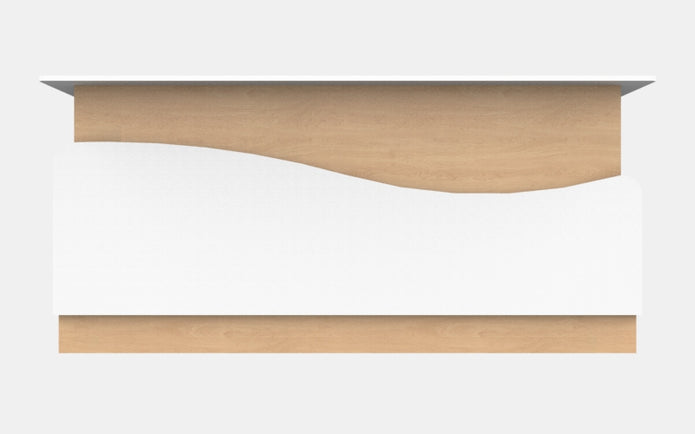 Sales Counter w/ Curved Back