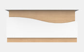Sales Counter w/ Curved Back