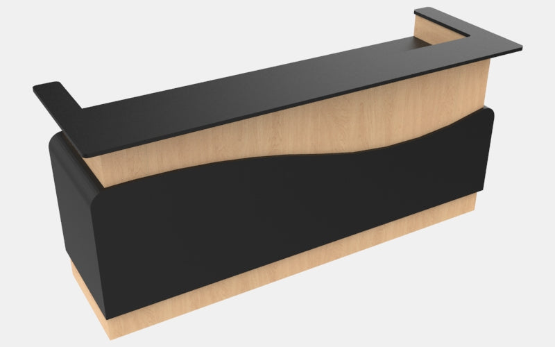 Sales Counter w/ Curved Back