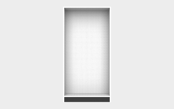 1 Sided Pegboard Unit