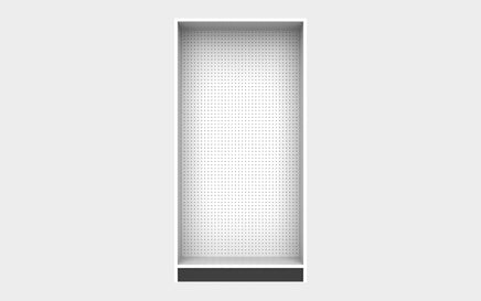 1 Sided Pegboard Unit