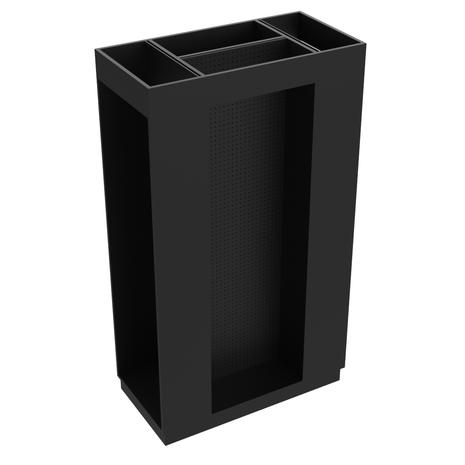 3 Sided Pegboard Unit