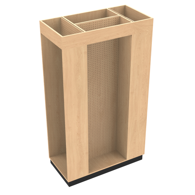 3 Sided Pegboard Unit