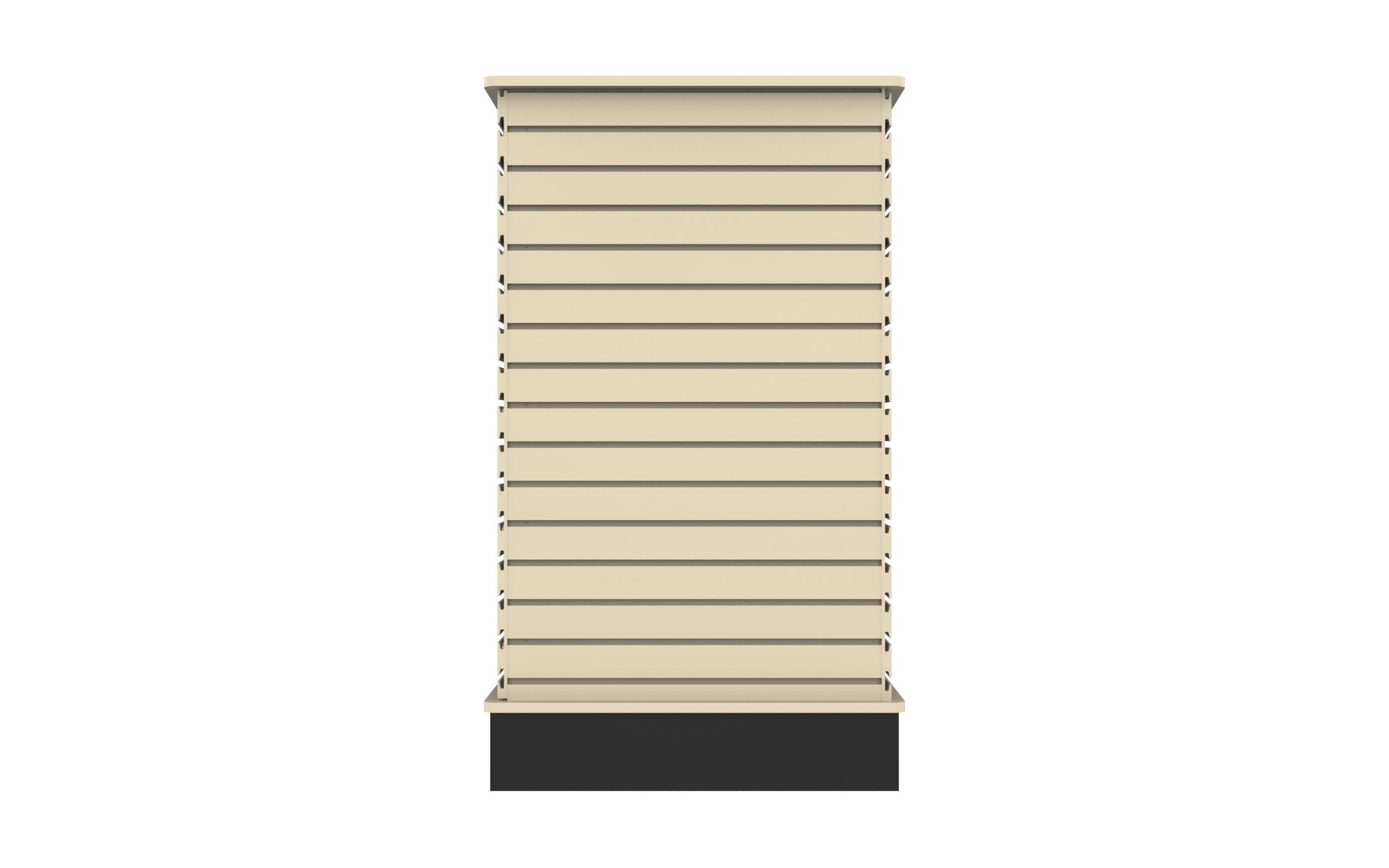 4 Sided Slatwall Tower