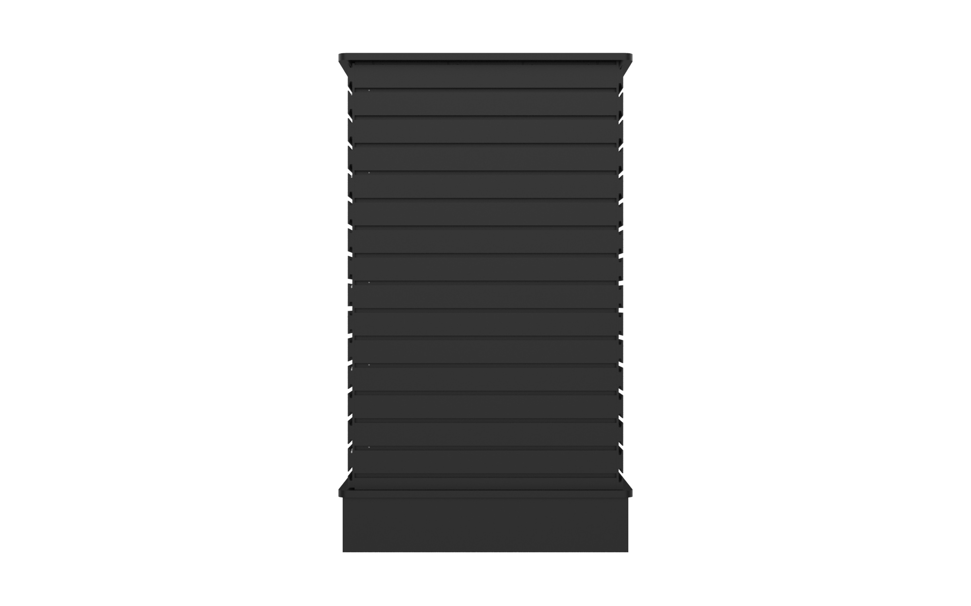 4 Sided Slatwall Tower