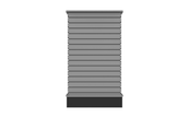 4 Sided Slatwall Tower