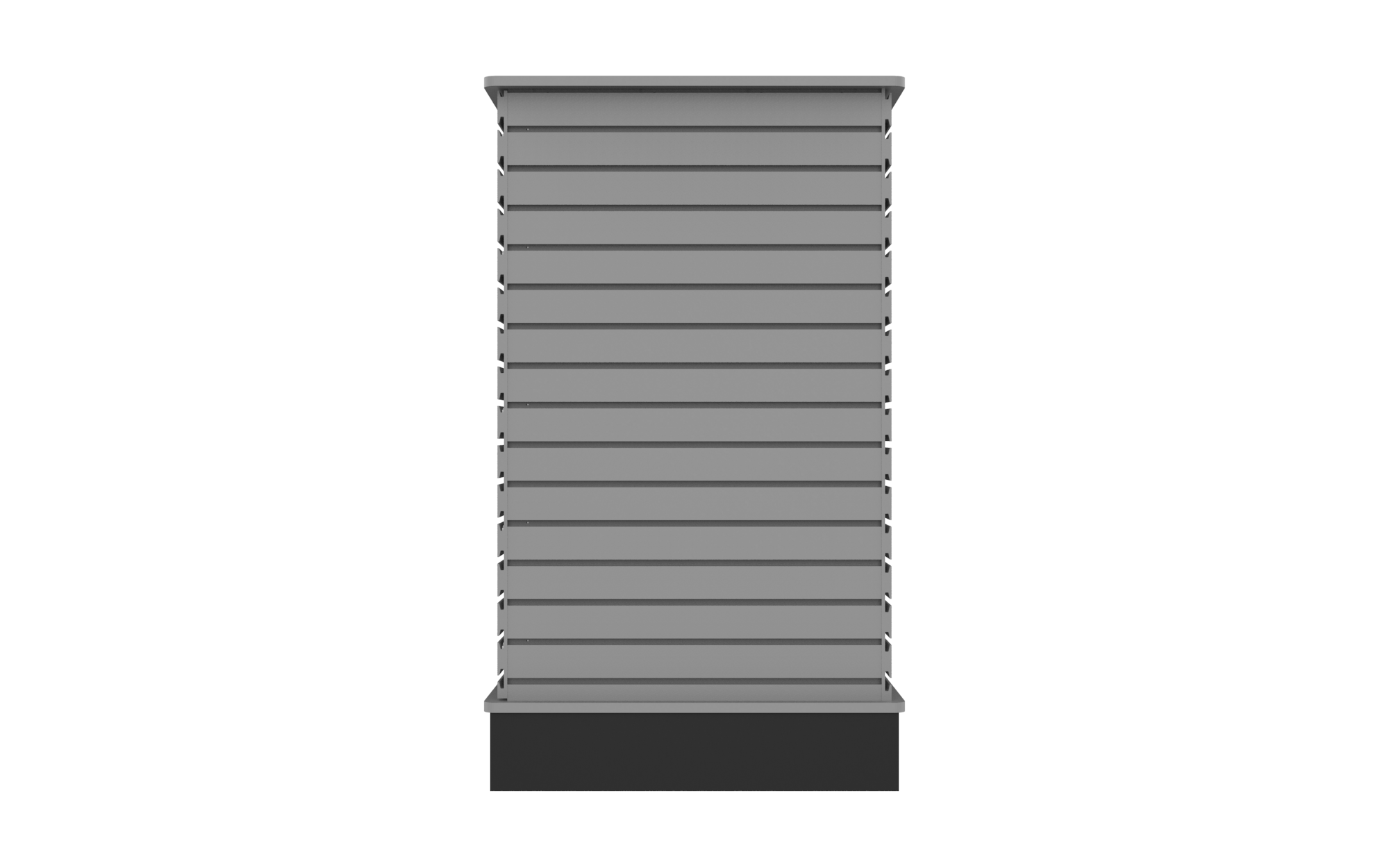 4 Sided Slatwall Tower