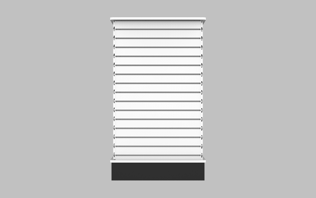4 Sided Slatwall Tower