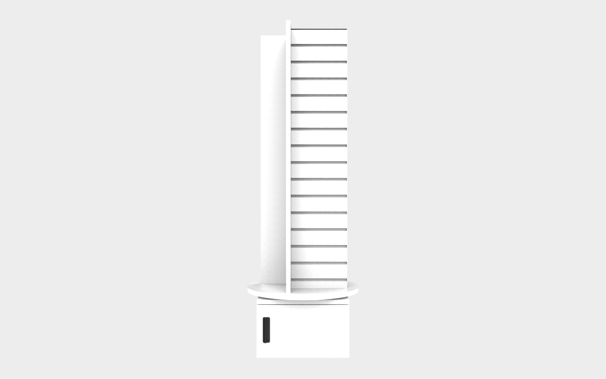 Slatwall Spinner w/ Storage