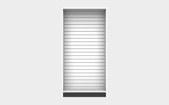 1 Sided Slatwall Unit