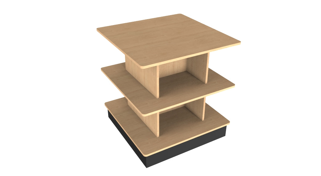 4-Sided Table for Retail | Ivar's Display