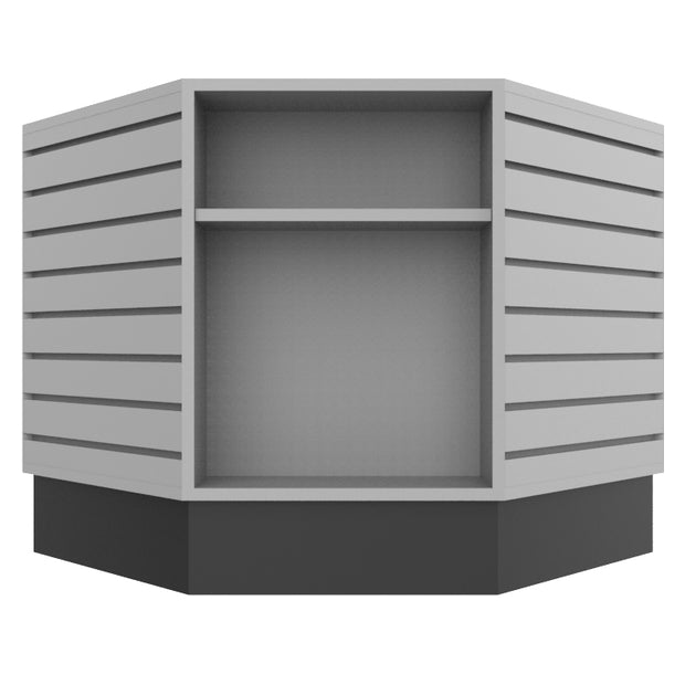 8 Sided Slatwall Table