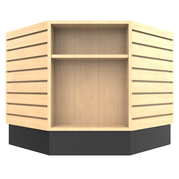 8 Sided Slatwall Table