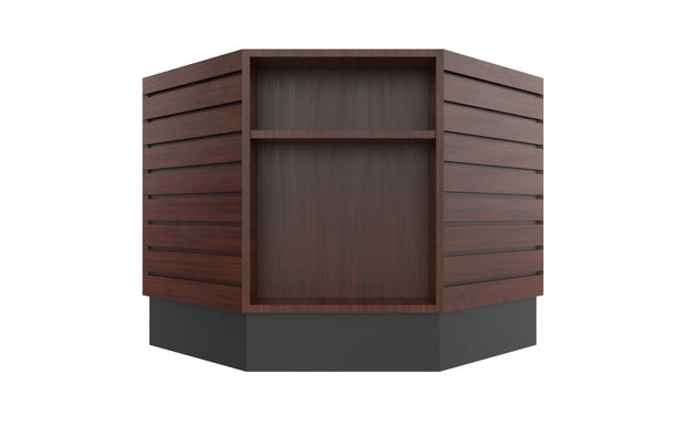 8 Sided Slatwall Table