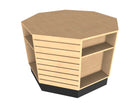 8 Sided Slatwall Table