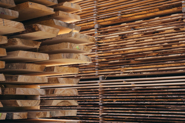 Pallets of wood