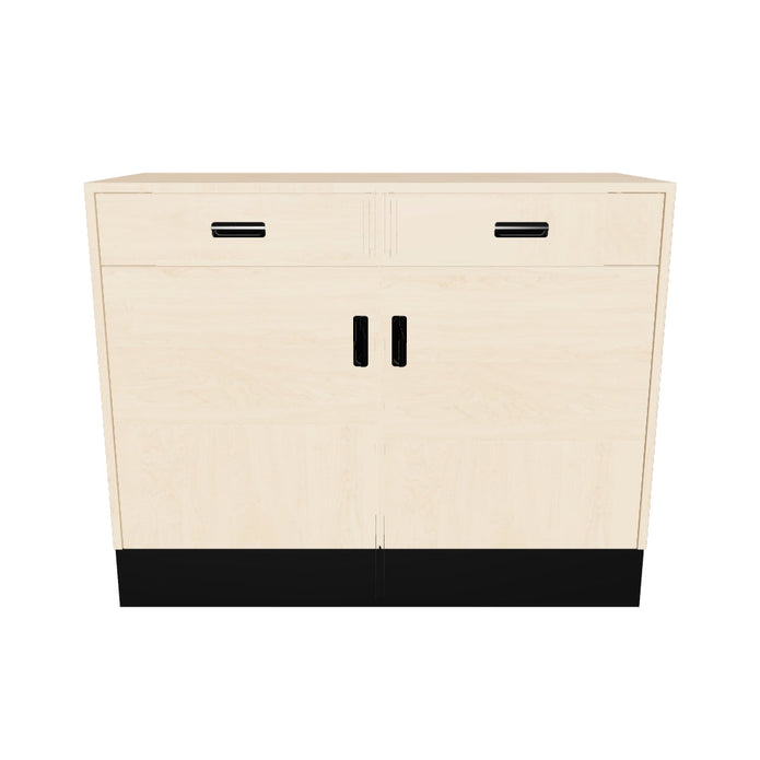 Deluxe Sales Counter w/ Flat Top & Slatwall