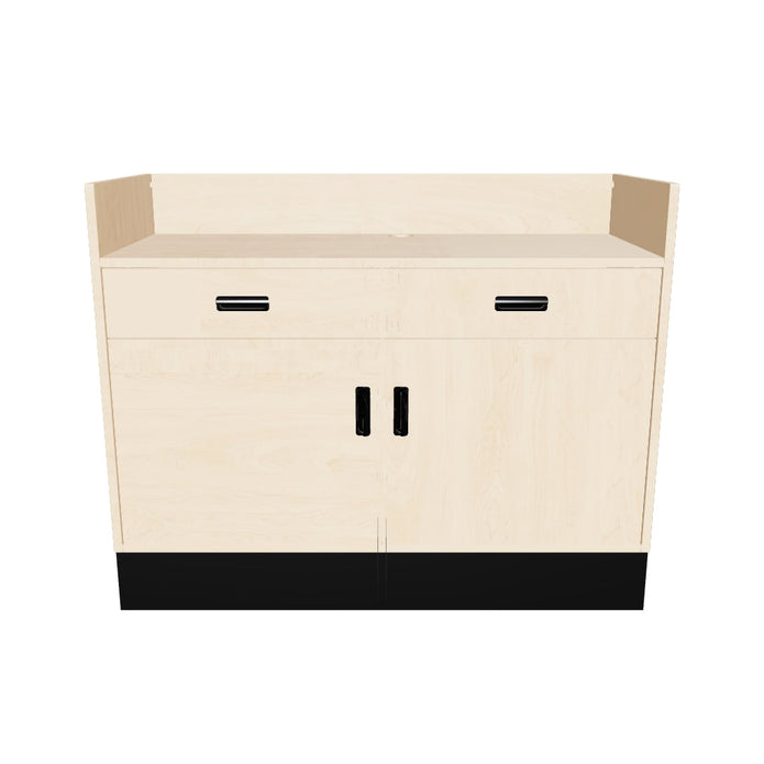 Deluxe Sales Counter w/ Recessed Top & Slatwall