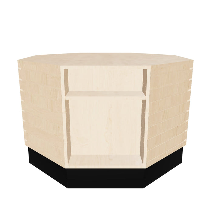 8 Sided Slatwall Table