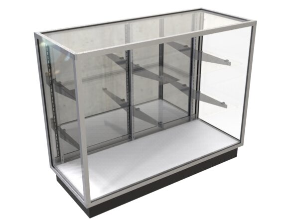 4' Full Vision Glass Showcase