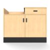 4’ Deluxe Sales Counter with Register Bay - Image 2