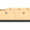 8’ Deluxe Sales Counter with Register Bay & Slatwall - Image 2