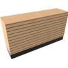 6’ Deluxe Sales Counter with Flat Top & Slatwall - Image 3