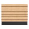 4’ Deluxe Sales Counter with Recessed Top & Slatwall - Image 4
