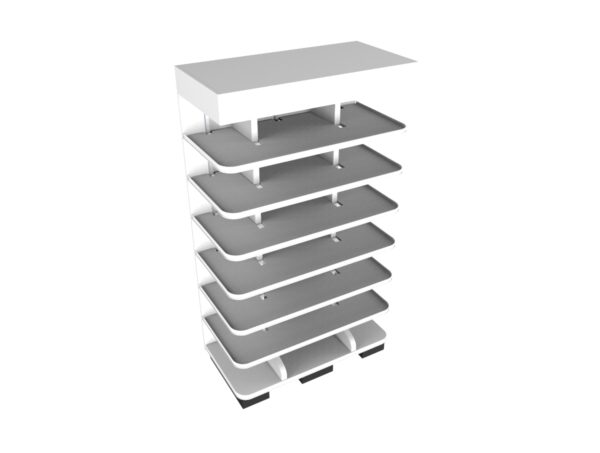 3 SIDED END CAP 4' X 7' X 2'