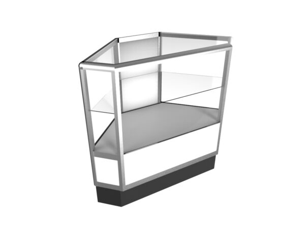 2/3 Vision Hexagonal Corner Showcase