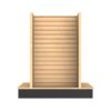 4 SIDED ISLAND SLATWALL DISPLAY 4' X 4' X 2' - Image 2