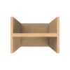 4 SIDED ISLAND SLATWALL DISPLAY 4' X 4' X 2' - Image 3