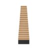 4 SIDED SLATWALL/SHELF ISLAND 4' X 5' X 1' - Image 4