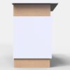 4' Sales Counter with Angled Back - Image 5