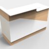 4' Sales Counter with Angled Back - Image 3