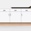 6' Sales Counter with Angled Back - Image 2
