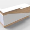 7' Sales Counter with Angled Back - Image 3
