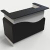 4' Sales Counter With Curved Back - Image 9