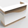 5' Sales Counter With Curved Back - Image 3